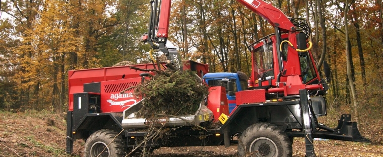 Samojízdný štěpkovač Optimus-X