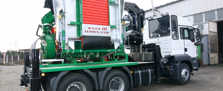 Štěpkovací kamion Wood Terminator 10 NMV