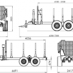 Traktorová vyvážečka AGA LV14