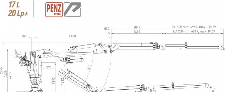 Hydraulická ruka Penz 17L