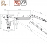 Hydraulická ruka Penz 30L