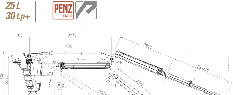 Hydraulická ruka Penz 25L