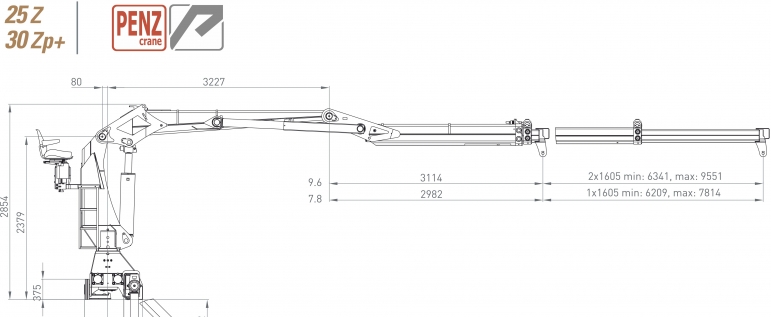 Hydraulická ruka Penz 25Z