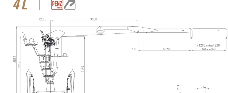 Hydraulická ruka Penz 4L