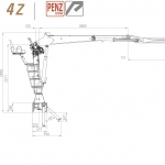 Hydraulická ruka Penz 4Z
