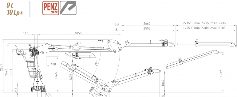 Hydraulická ruka Penz 10L