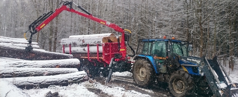 vyvážečka na dřevo LV10 s rukou AL585